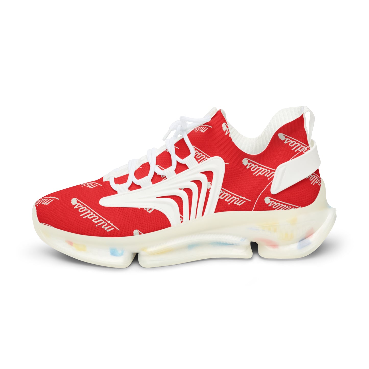 Mindlos Semathi Red Men's Mesh Sneakers