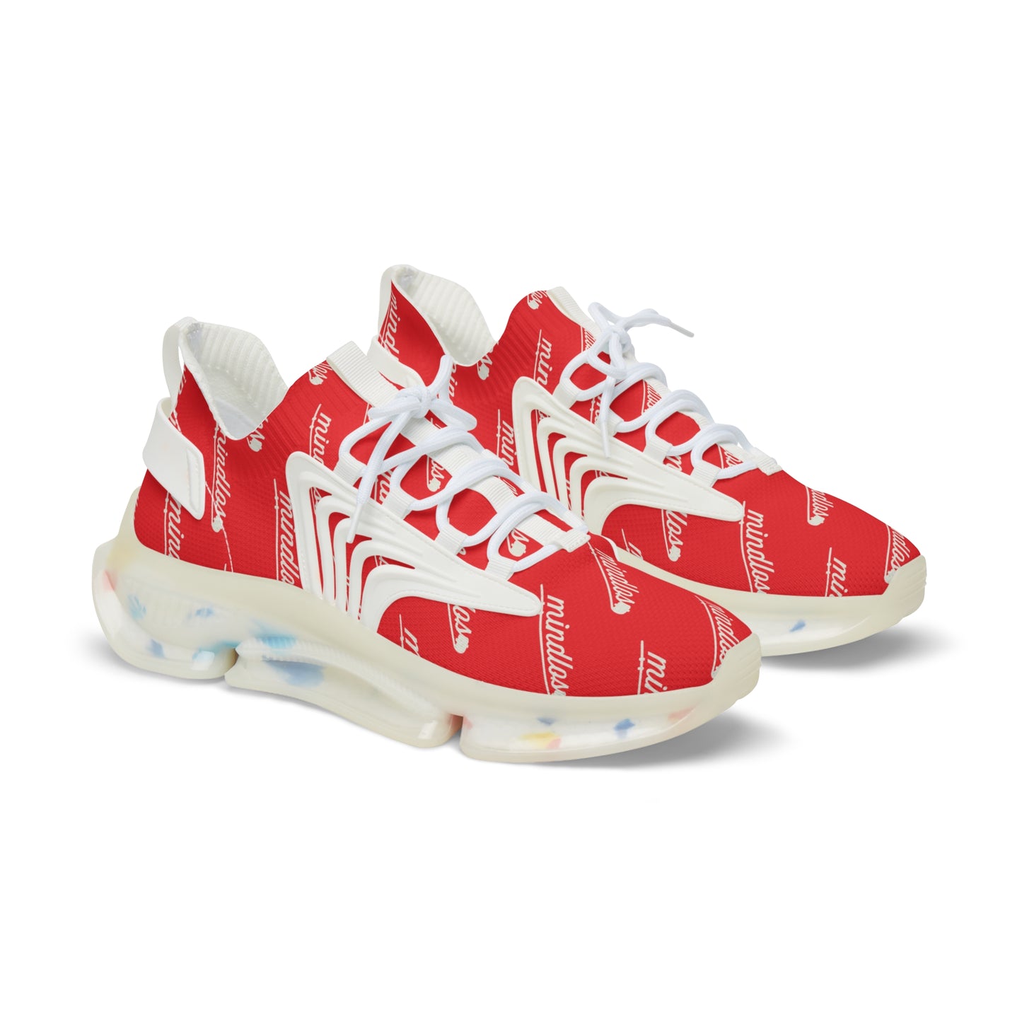Mindlos Semathi Red Men's Mesh Sneakers