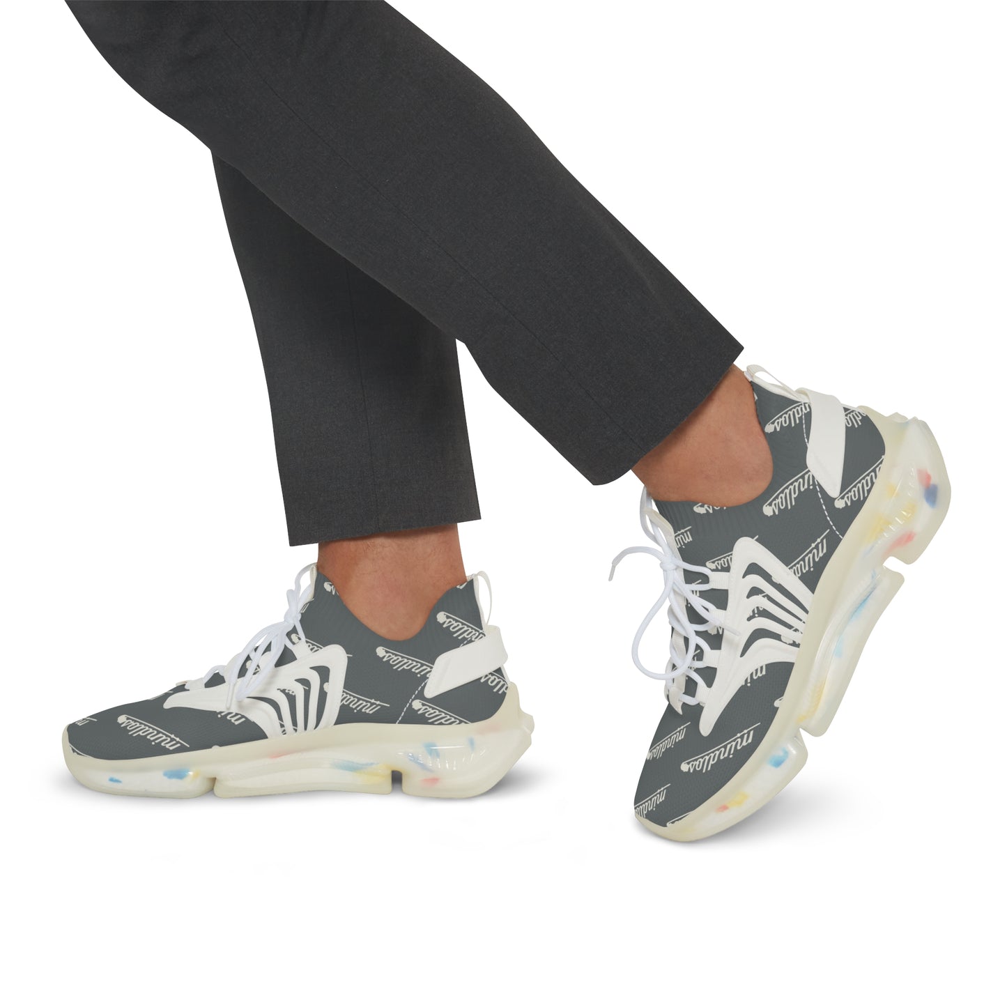 Mindlos Semathi Dark Grey Men's Mesh Sneakers