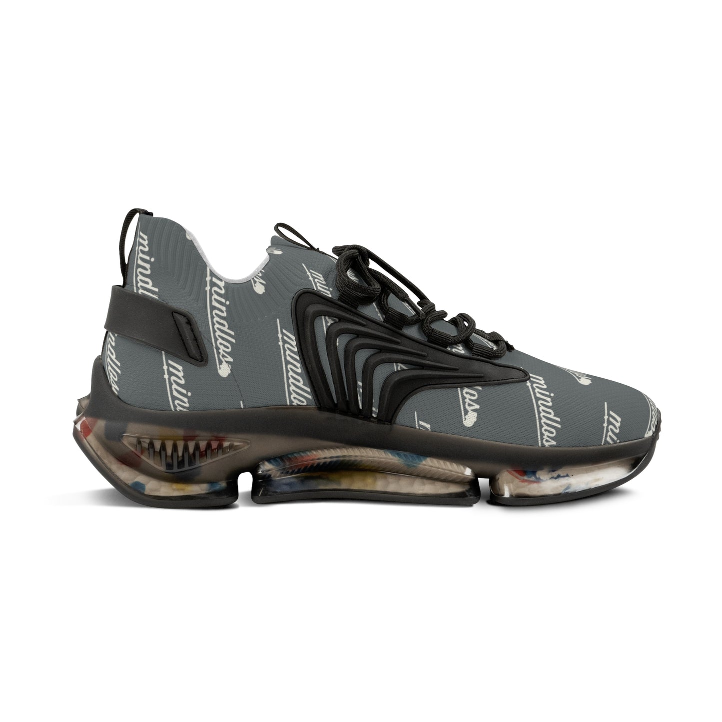 Mindlos Semathi Dark Grey Men's Mesh Sneakers
