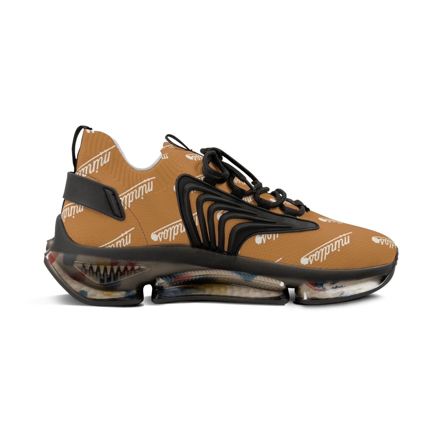 Mindlos Semathi  Light Brown Men's Mesh Sneakers