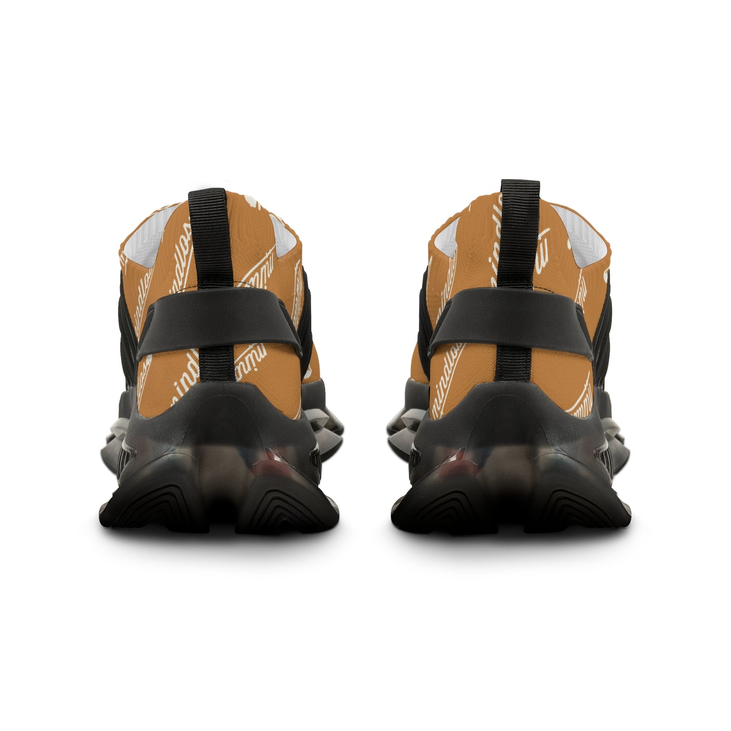 Mindlos Semathi  Light Brown Men's Mesh Sneakers