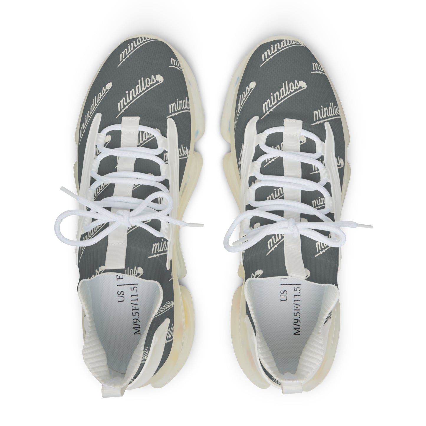 Mindlos Semathi Dark Grey Men's Mesh Sneakers