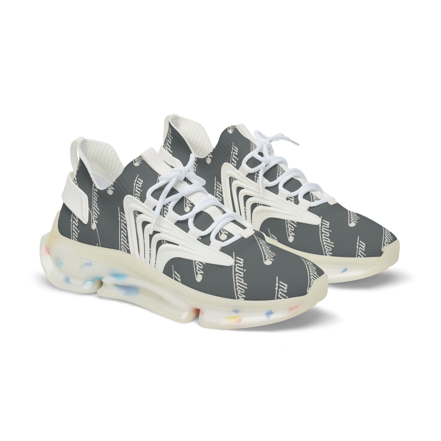 Mindlos Semathi Dark Grey Men's Mesh Sneakers