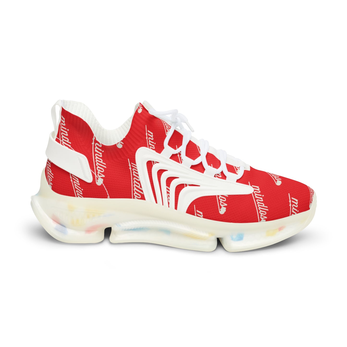 Mindlos Semathi Red Men's Mesh Sneakers